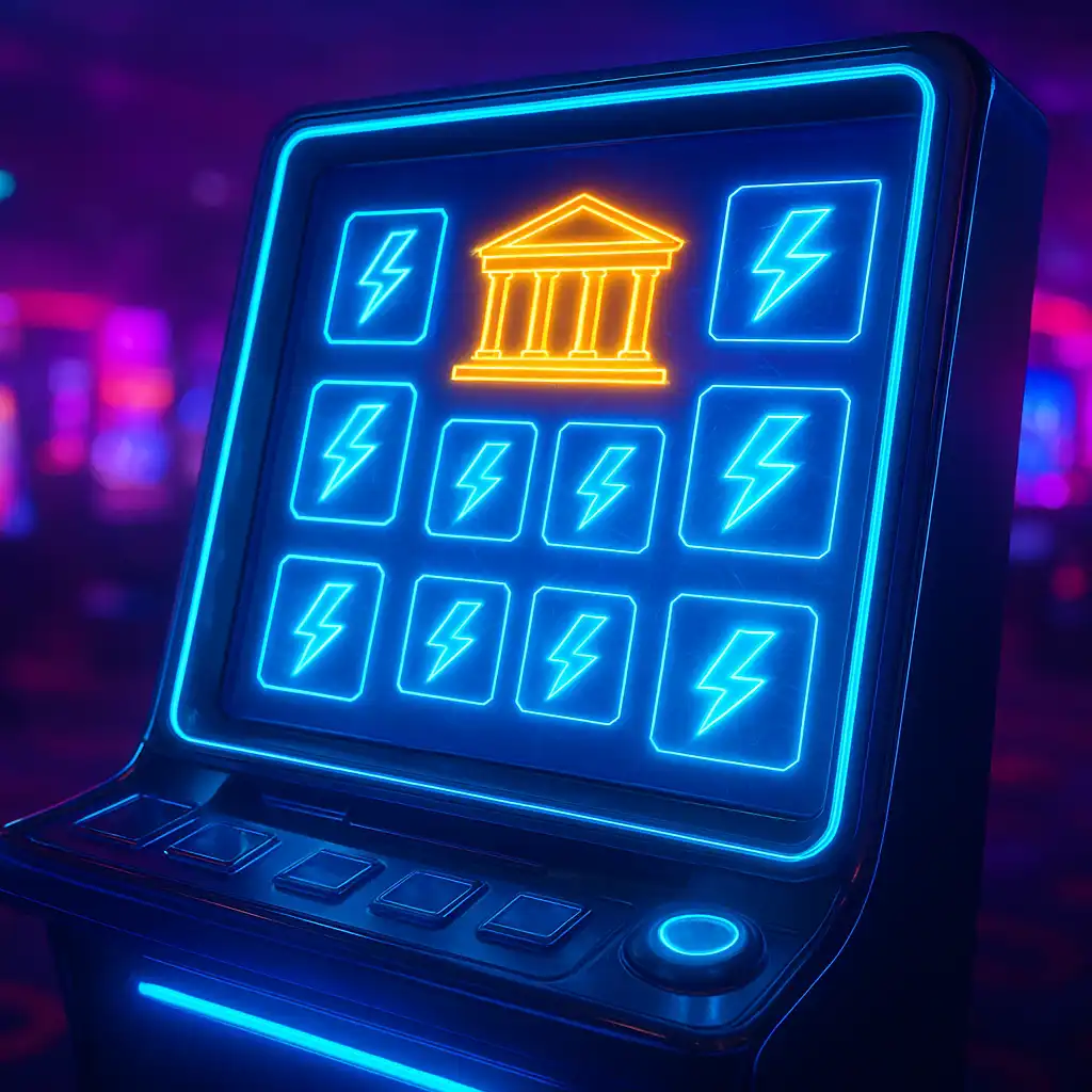 Gates of Olympus Super Scatter neon arcade slot machine