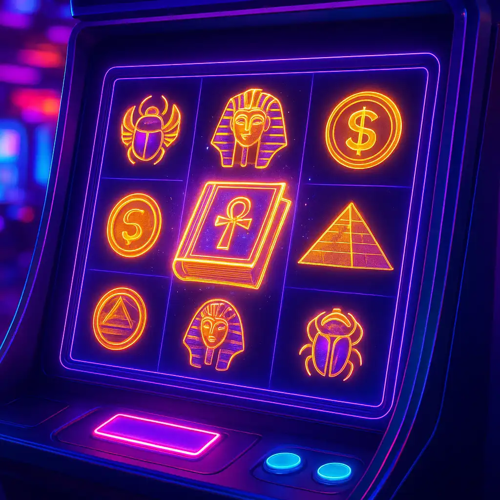 Legacy of Dead neon arcade slot machine